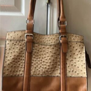 Elegant Tan Tote Bag